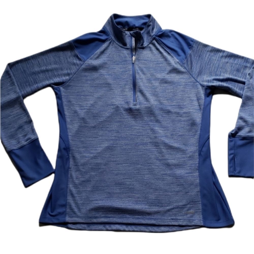 Avia Heathered Blue 1/3 zip Pullover